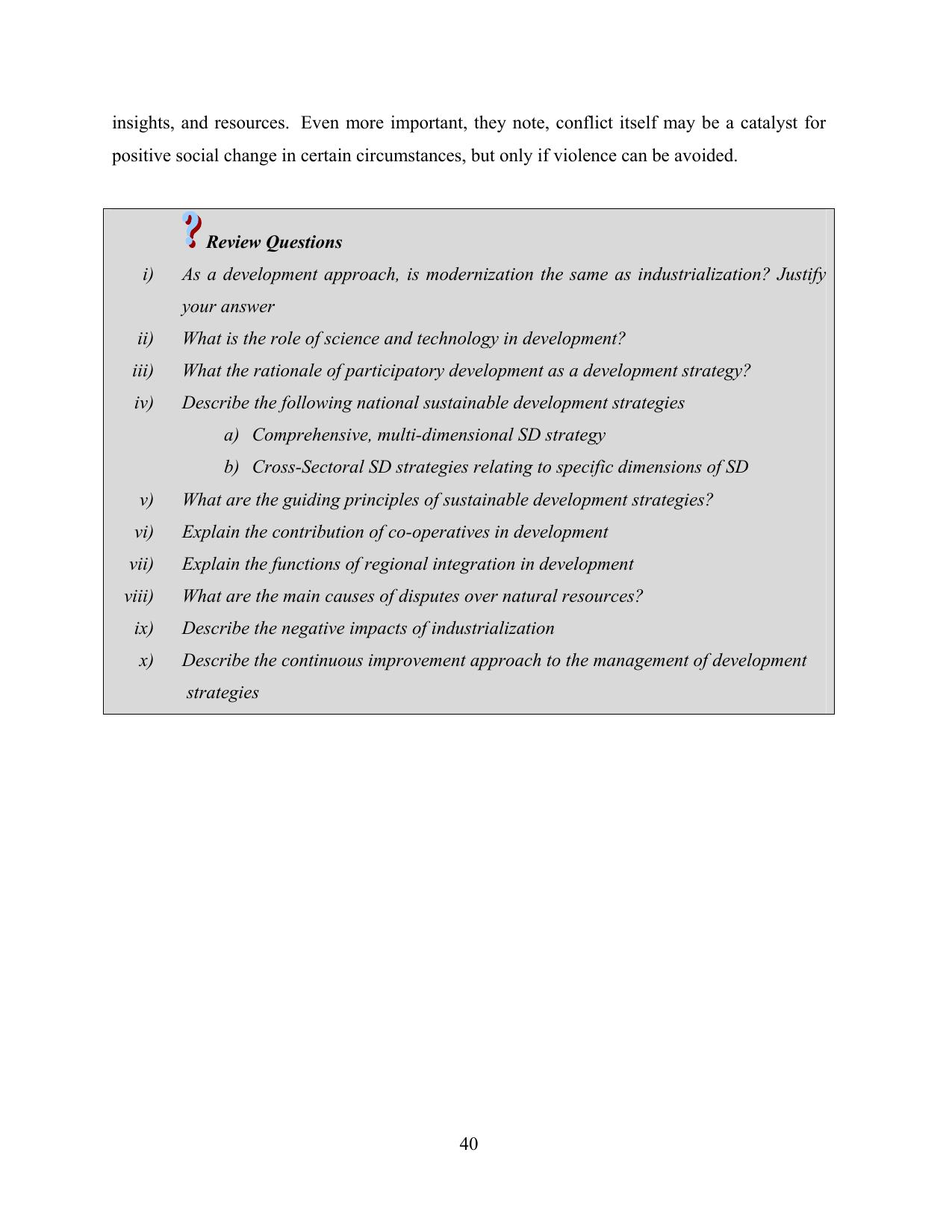 BBM Development Studies Module — page 44 of 76